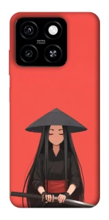 Чохол на ZTE Blade A55 4G Red samurai фото 1 з 1