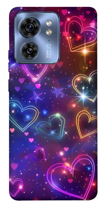 Чохол на Motorola Edge 40 Drawn hearts фото 1 з 1