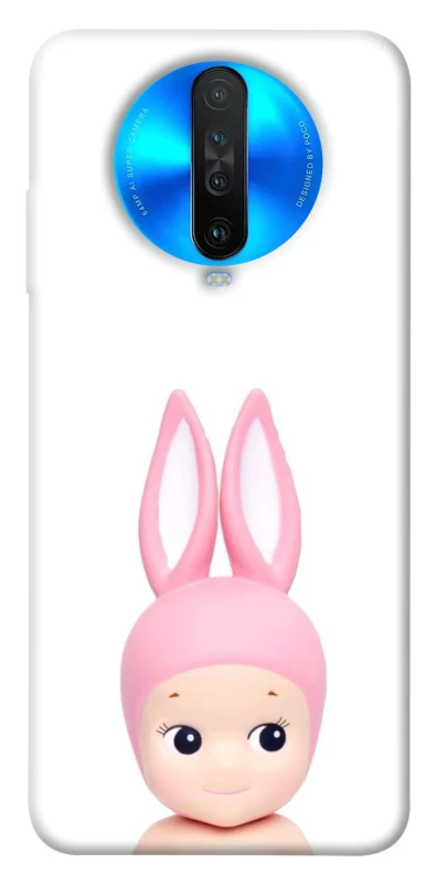 Чехол на Xiaomi Redmi K30 Minimal Bunny Peek фото 1 из 1