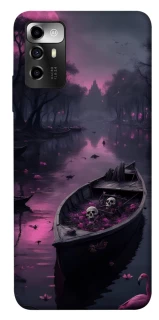 Чехол на ZTE Blade V40 Vita Boat and flamingo фото 1 из 1