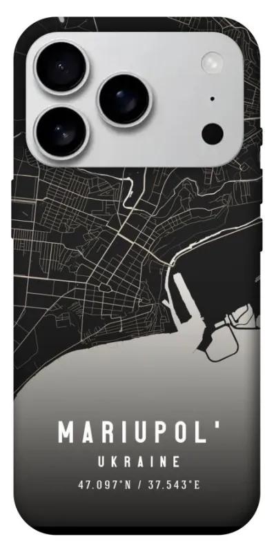 Чехол на Apple iPhone 18 Pro Max Mariupol map фото 1 из 1