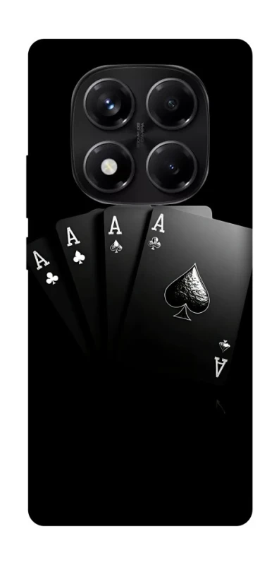 Чохол на Xiaomi Redmi Note 14 Pro 5G Black Cards фото 1 з 1