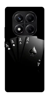 Чехол на Xiaomi Redmi Note 14 Pro 5G Black Cards фото 1 из 1