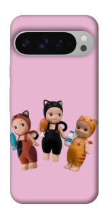 Чохол на Google Pixel 9 Pro XL Cat Cafe Trio фото 1 з 1