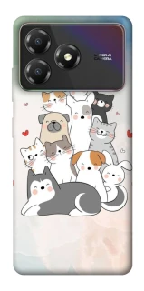 Чехол на ZTE Blade A36 Funny Pets ver.2 фото 1 из 1