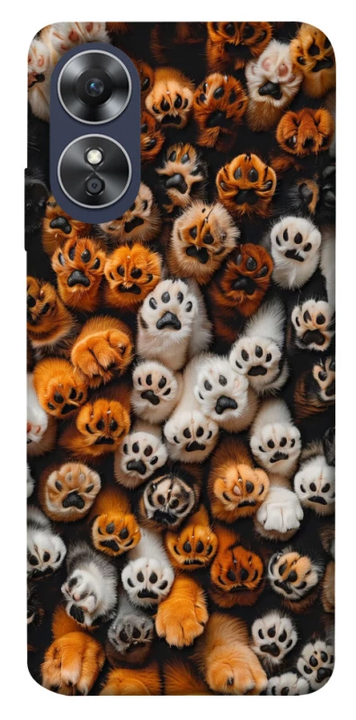 Чехол на Oppo A17 Сat paws фото 1 из 1