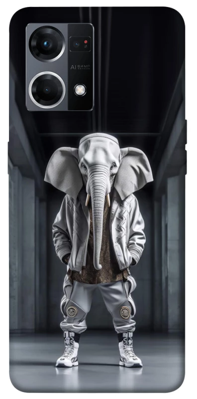 Чохол на Oppo Reno 7 4G Слон v2 фото 1 з 1