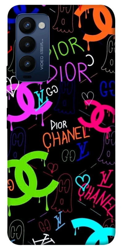 Чехол на TECNO Camon 18 Fashion collage ver.5 фото 1 из 1