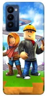 Чехол на TECNO Camon 18 Roblox Builder Adventure фото 1 из 1