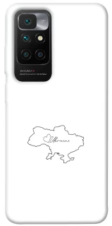 Чохол на Xiaomi Redmi 10 Ukraine map фото 1 з 1