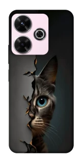 Чехол на Xiaomi Poco M6 4G Кот-подглядыватель v2 фото 1 из 1