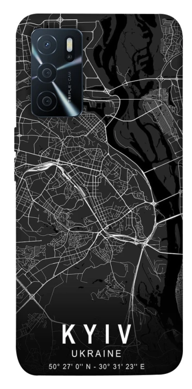 Чехол на Oppo A16s / A16 Kyiv map фото 1 из 1