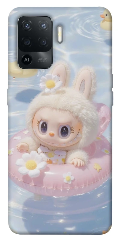 Чохол на Oppo Reno 5 Lite Labubu swimming фото 1 з 1