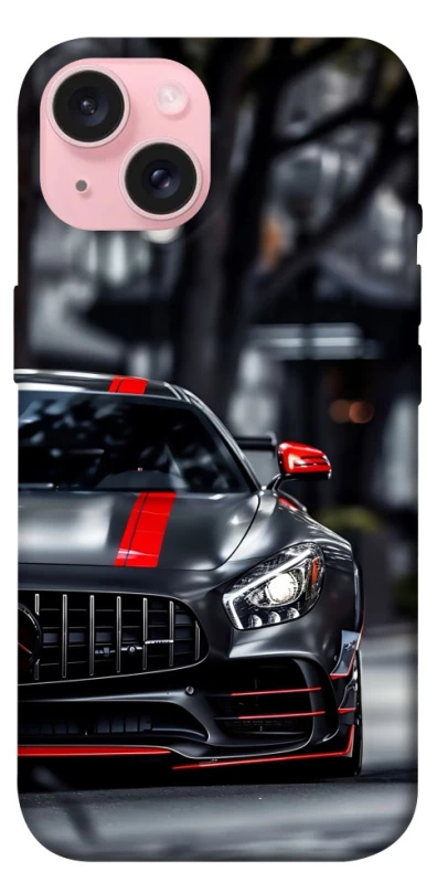 Чохол на Apple iPhone 15 (6.1") Black Mercedes фото 1 з 1
