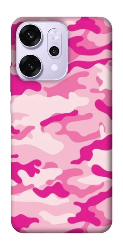 Чехол на Oppo Reno 14 Pro camouflage pink фото 1 из 1