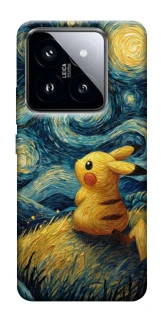Чохол на Xiaomi 14 Pro Pikachu and Van Gogh фото 1 з 1