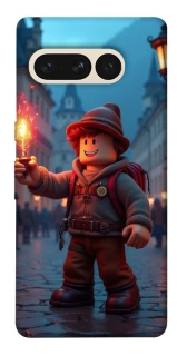 Чохол на Google Pixel 7 Pro Roblox Fire Logo Blue Flames фото 1 з 1