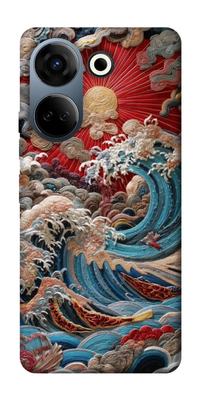 Чохол на TECNO Camon 20 Pro (CK7n) Japa wave ver.2 фото 1 з 1