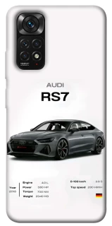 Чехол на Xiaomi Redmi Note 11 (Global) / Note 11S Audi RS7 фото 1 из 1
