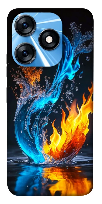 Чохол на TECNO Spark 10 Water And Fire фото 1 з 1