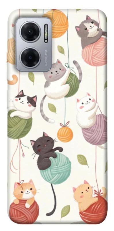 Чохол на Xiaomi Redmi Note 11E Funny Kittens фото 1 з 1
