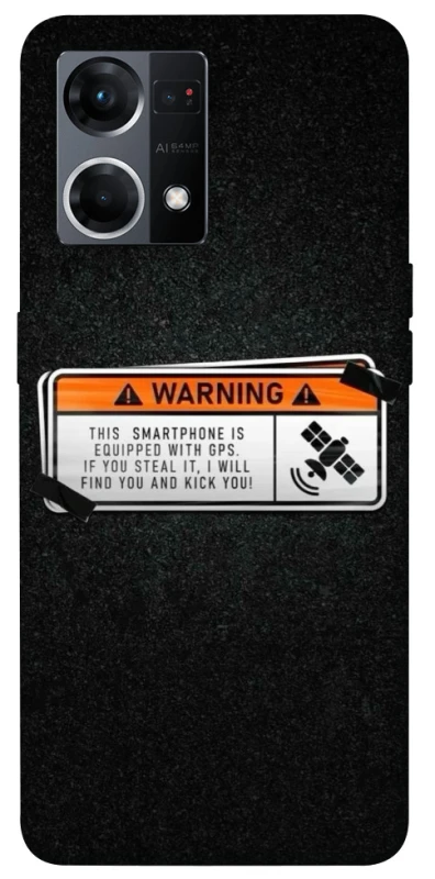 Чохол на Oppo Reno 7 4G Warning фото 1 з 1