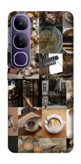Чохол на Vivo Y300 Coffee collage ver.3 фото 1 з 1