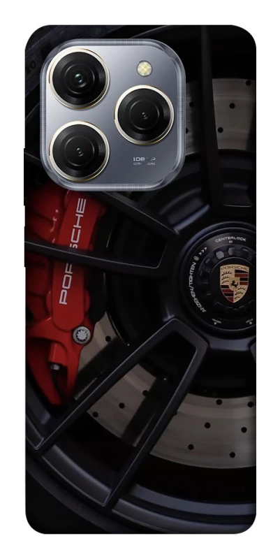 Чехол на TECNO Spark 20 Pro Wheal porsche фото 1 из 1