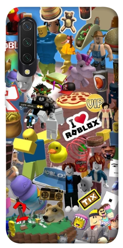 Чохол на Xiaomi Mi CC9 / Mi 9 Lite Roblox collage ver.5 фото 1 з 1