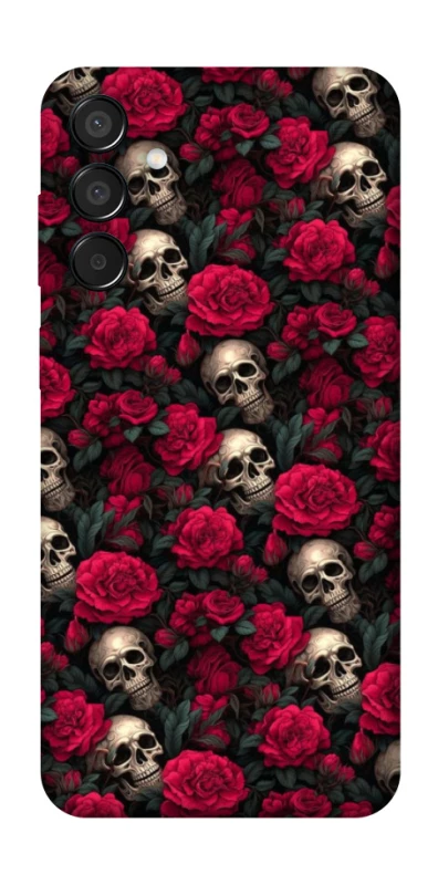 Чохол на Samsung Galaxy M15 5G Черепа та рози фото 1 з 1