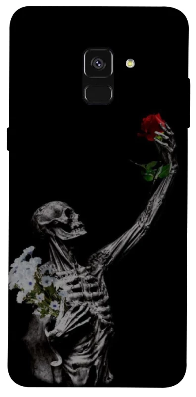 Чохол на Samsung A530 Galaxy A8 (2018) Skeleton vs Rose фото 1 з 1