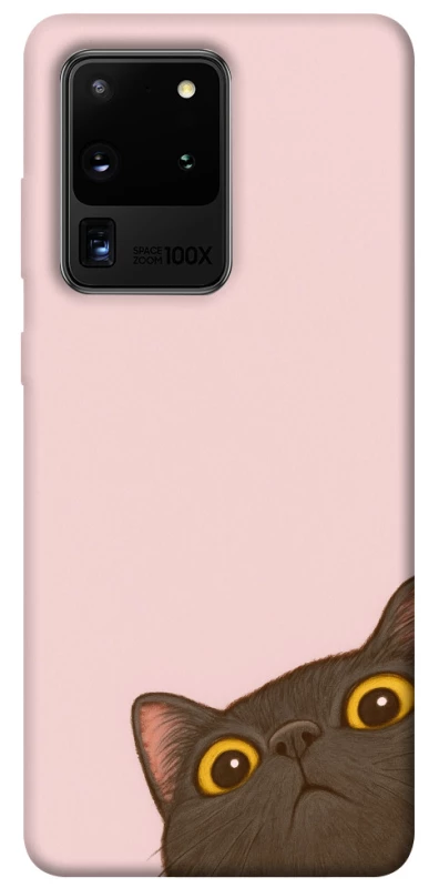 Чохол на Samsung Galaxy S20 Ultra Peeping cat фото 1 з 1