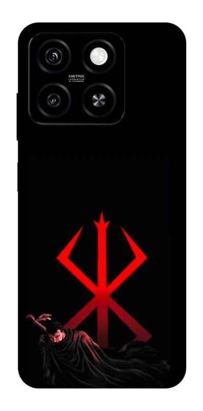 Чохол на ZTE Blade A55 4G Berserk Red Logo фото 1 з 1