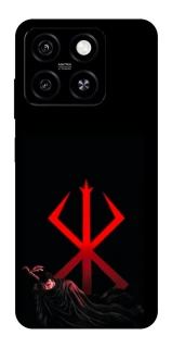 Чехол на ZTE Blade A55 4G Berserk Red Logo фото 1 из 1