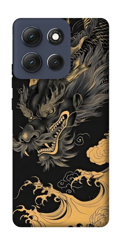 Чохол на Motorola Moto G86 gold dragon фото 1 з 1