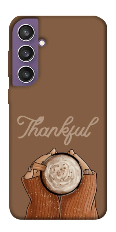 Чехол на Samsung Galaxy S23 FE Thankful coffee фото 1 из 1