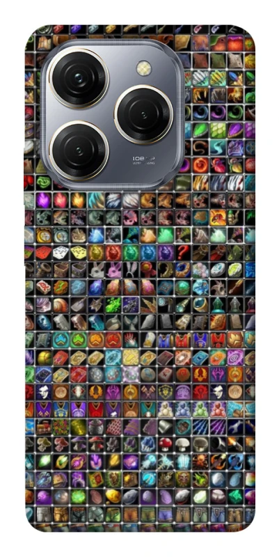 Чехол на TECNO Spark 20 Pro Inventory menu ver.1 фото 1 из 1