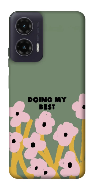 Чехол на Motorola Moto G35 Doing my best фото 1 из 1