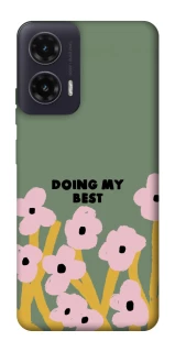 Чехол на Motorola Moto G35 Doing my best фото 1 из 1