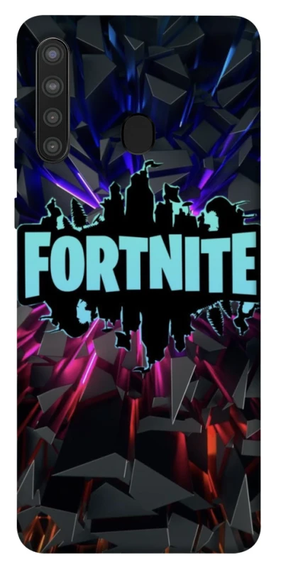 Чохол на Samsung Galaxy A21 Fortnite logo ver.3 фото 1 з 1