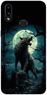 Чохол на Samsung Galaxy A10s Вовк під місяцем фото 1 з 1