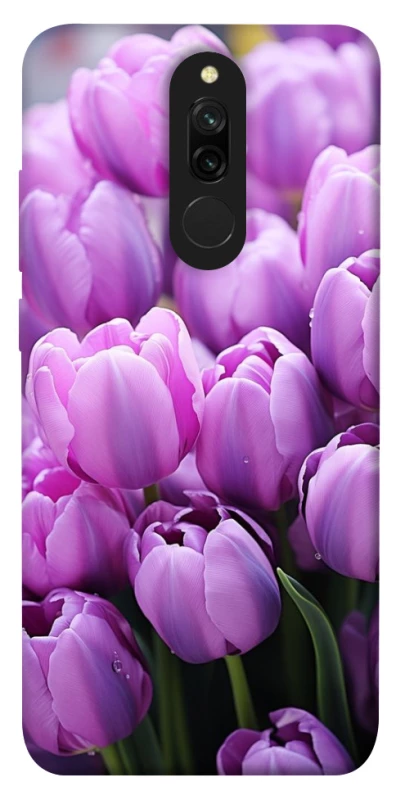 Чехол на Xiaomi Redmi 8 Фиолетовые тюльпаны фото 1 из 1