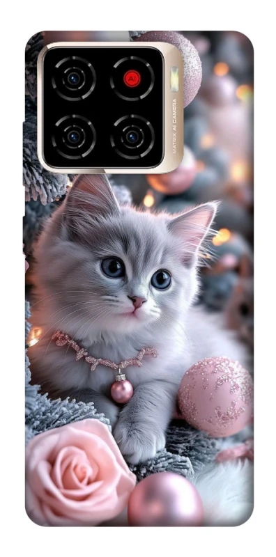 Чохол на ZTE Blade A56 Christmas Kitty фото 1 з 1