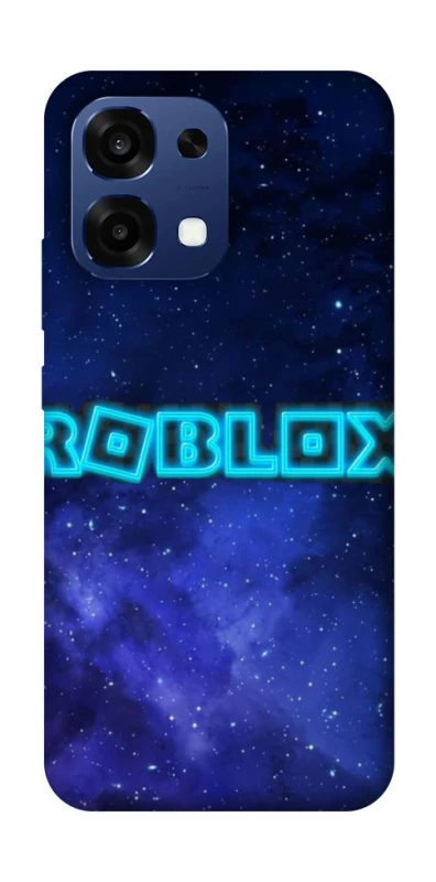 Чохол на Oppo A6 Pro 4G/5G Roblox Space Logo Blue фото 1 з 2