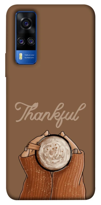Чохол на Vivo Y51a Thankful coffee фото 1 з 1