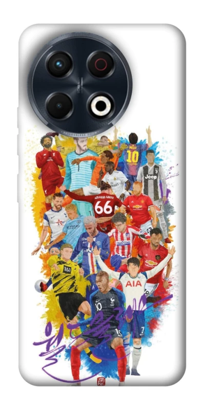 Чохол на TECNO Spark 30 Pro (KL7) Football Abstract v2 фото 1 з 1