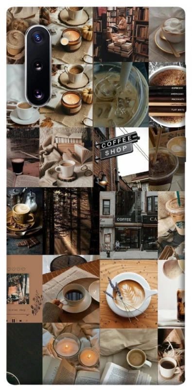 Чохол на Samsung Galaxy Note 10 Coffee collage ver.3 фото 1 з 1
