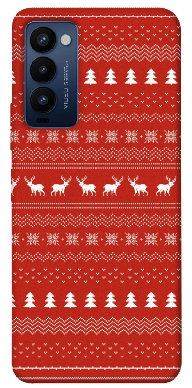 Чехол на TECNO Camon 18 Новогодний v12 фото 1 из 1