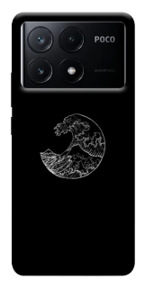 Чехол на Xiaomi Poco X6 Black tsunami фото 1 из 1
