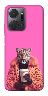 Чохол на Huawei Honor X7a Леопард з кавою фото 1 з 1